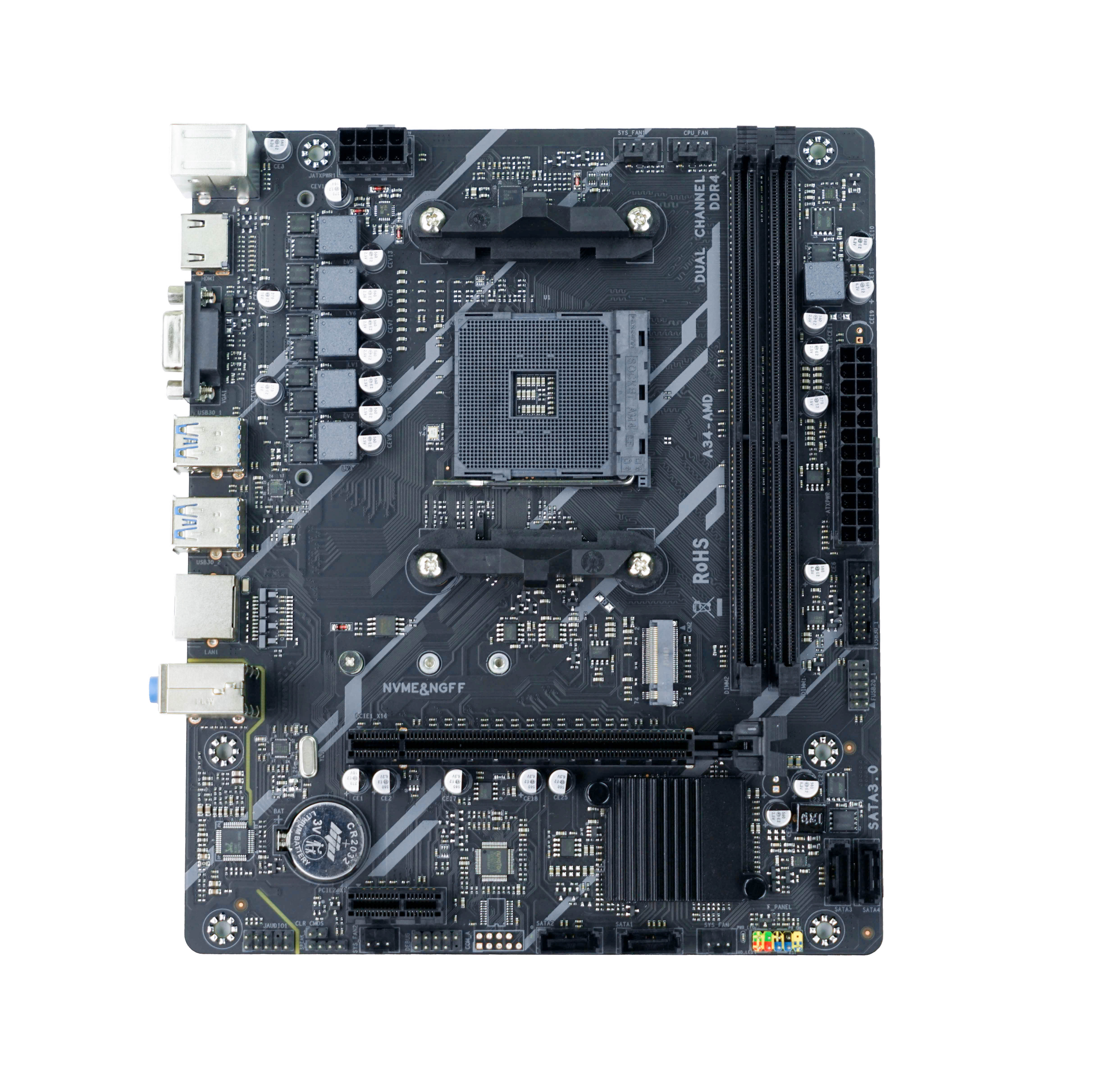 A320M AMD A320 AM4 DDR4 Desktop Motherboard